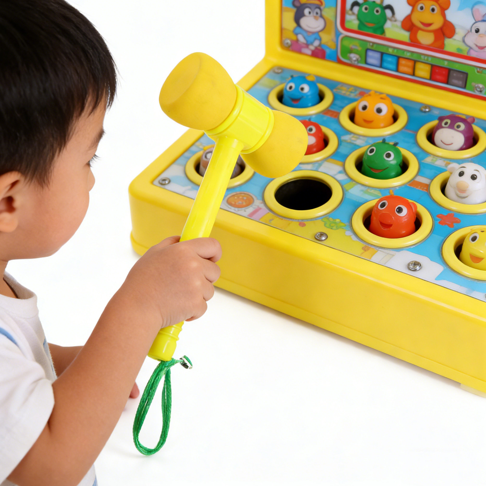 Whack A Mole Arcade - Whacking Mole Hammer -Shaped Interactive Mole