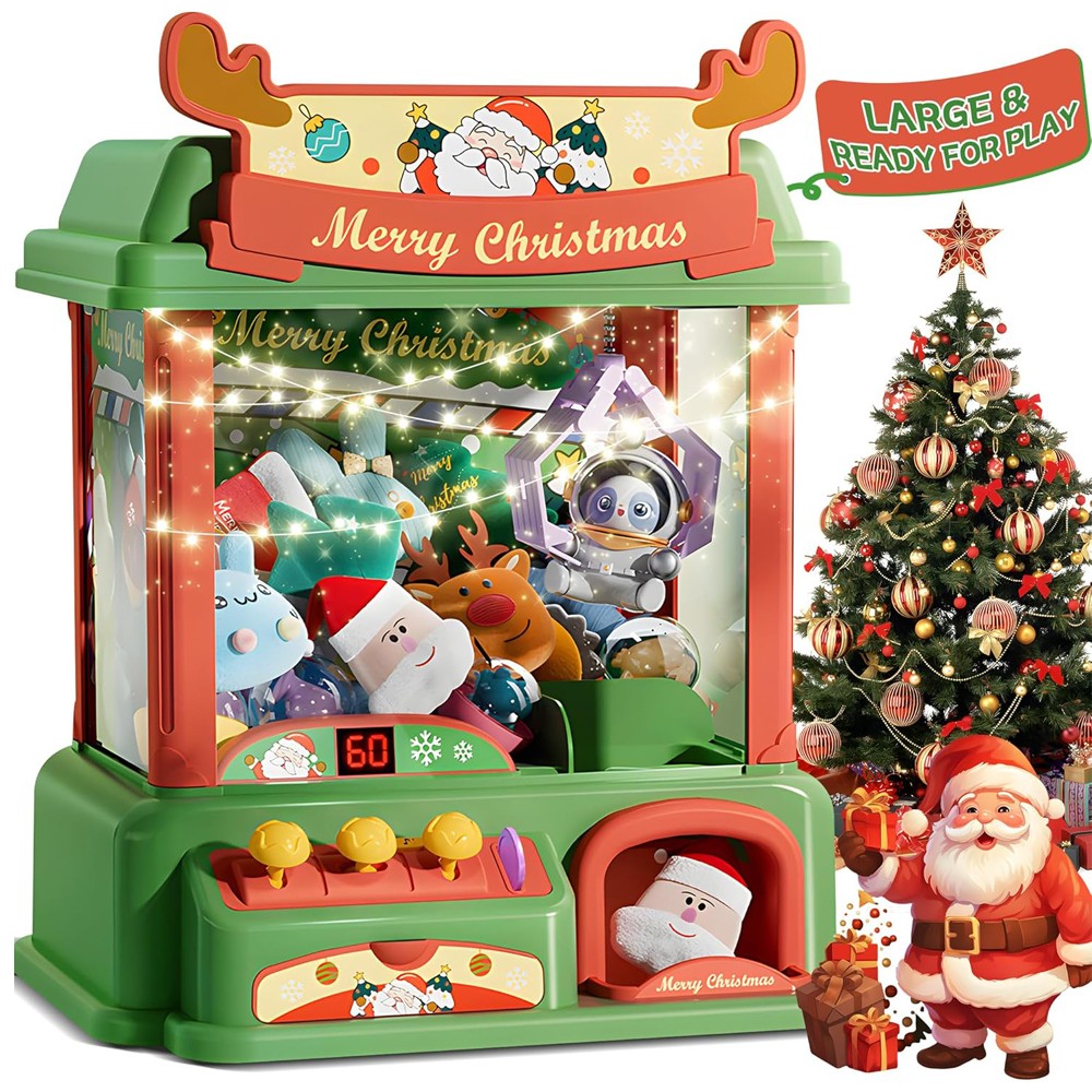 Christmas Claw Machine For Kid - огляд і ціна Arcade Games Vending