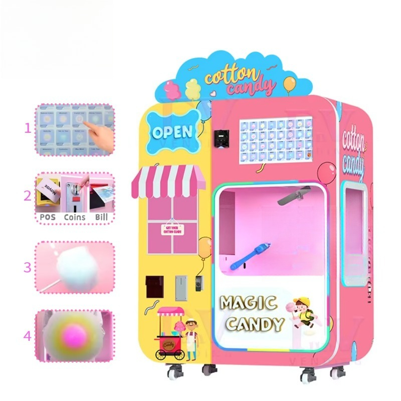 Mall Food Court Cotton Candy V - огляд і ціна Candy Vending Machine