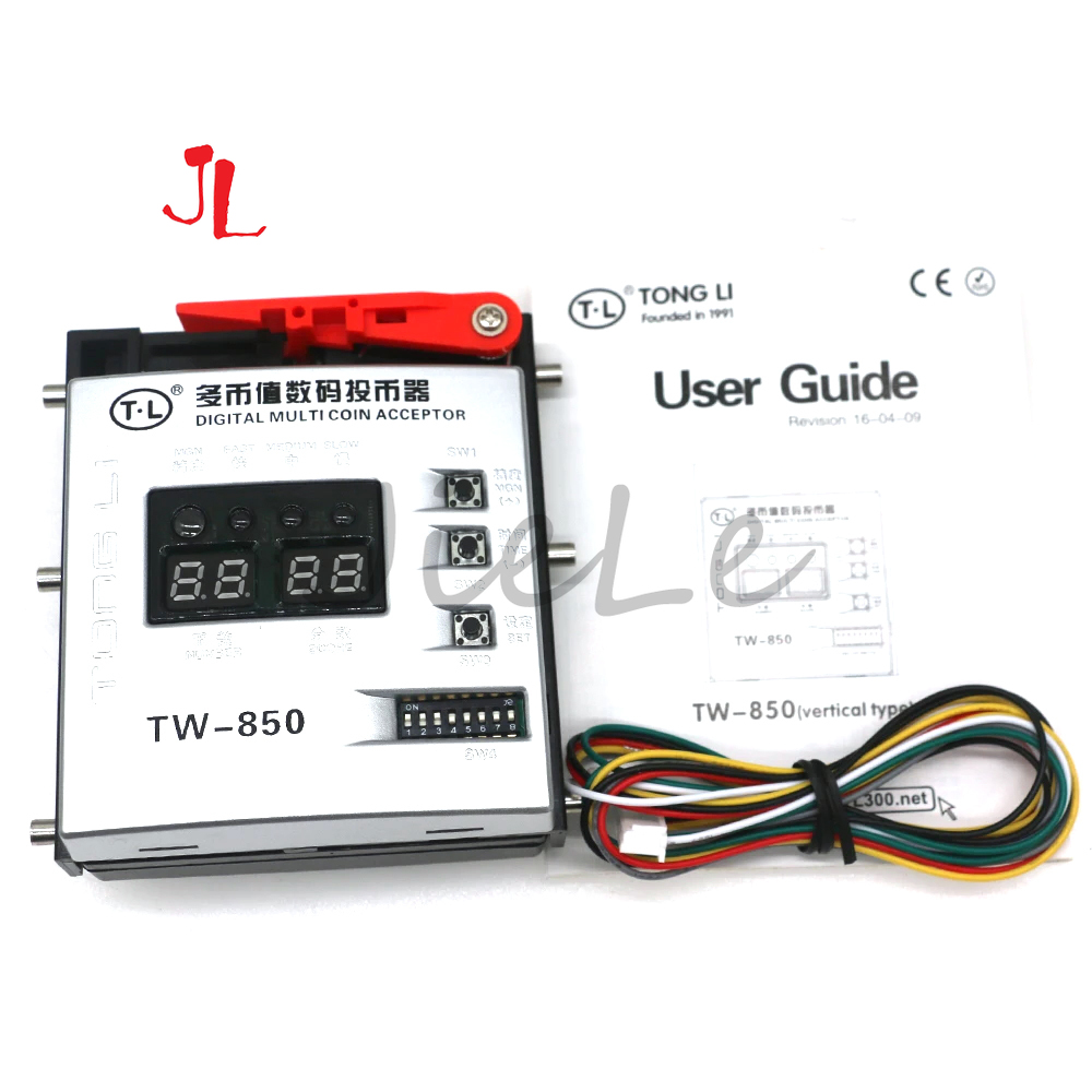 TL TW-850 Multi Coin Acceptor, - огляд і ціна Arcade Ticket Machine