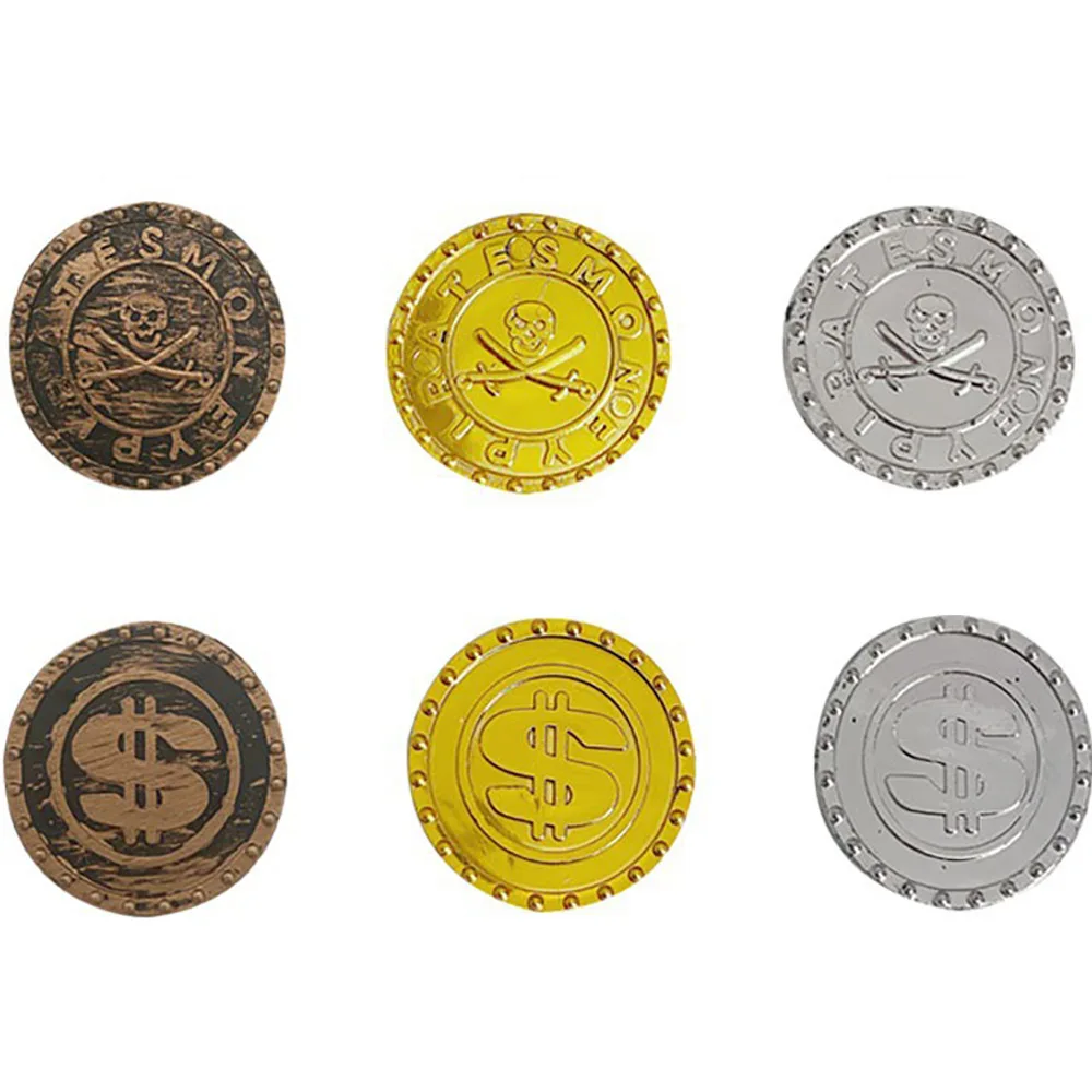 100/200PCS Plastic Pirate Gold - огляд і ціна Arcade Game Coin
