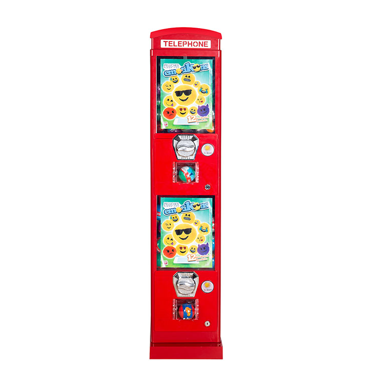 *Red Phone Booth Design Metal  - огляд і ціна Candy Vending Machine