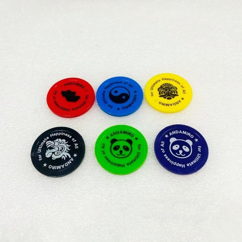 500pcs Custom Plastic Token Co - огляд і ціна Arcade Ticket Machine